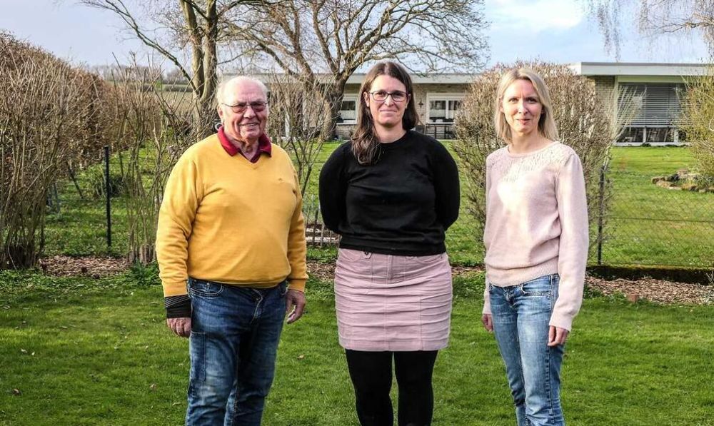 Der langjährige Ortsbürgermeister, Rolf Wittich (v.l.), sowie Friederike Günzel und Johanna Gesang engagieren sich im Team Öffentlichkeitsarbeit.Foto: Horst Voigtmann